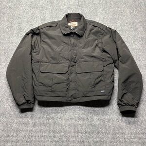 5.11 Tactical Duty Jacket Mens Large Black Zip Lining Police Security